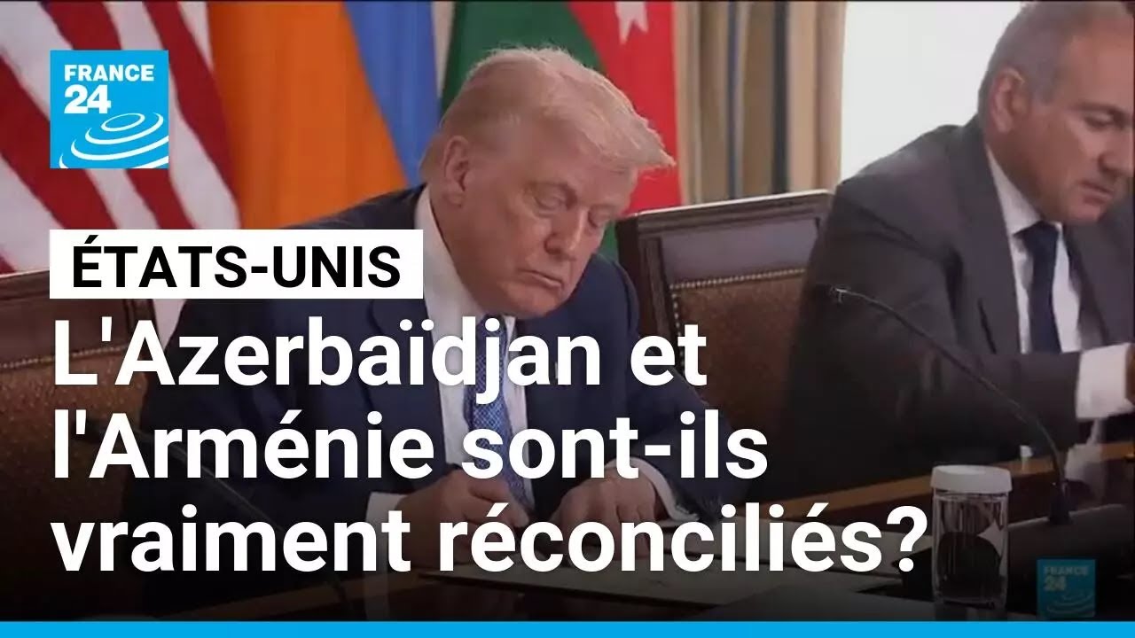 Trump assure avoir "définitivement" réconcilié l'Azerbaïdjan et l'Arménie • FRANCE 24
