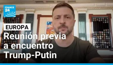 Líderes europeos se reunirán previo al encuentro entre Trump y Putin