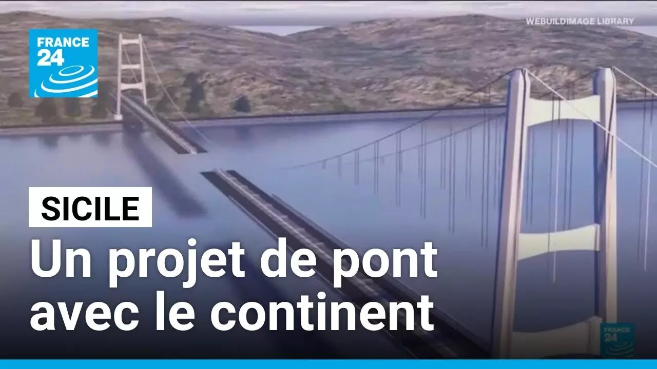 Rome veut construire le plus grand pont suspendu au monde entre la Sicile et le continent