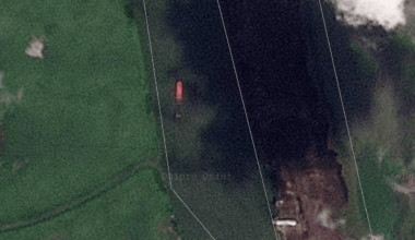 Satellite images of the ship "Port Olya-4" sunk by Ukrainian drones

Coordinates: 45.5814672, 47.7302953-DniproOfficial