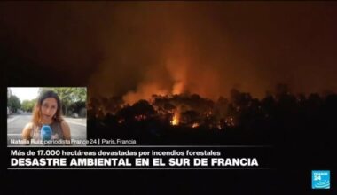 Informe desde París: incendio forestal devasta más de 17.000 hectáreas al sur de Francia