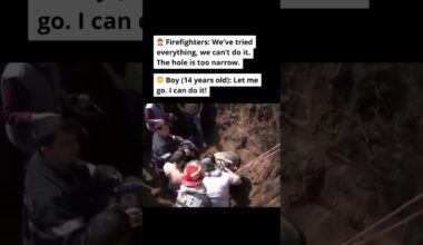 A teen went headfirst into a well to save a child