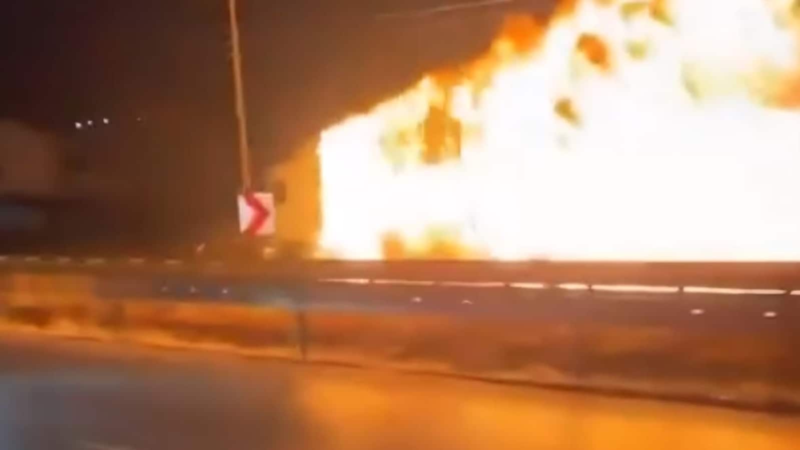 Truck engulfed in massive flames drives for 8 km in Turkey, driver escapes unhurt: Video | World News
