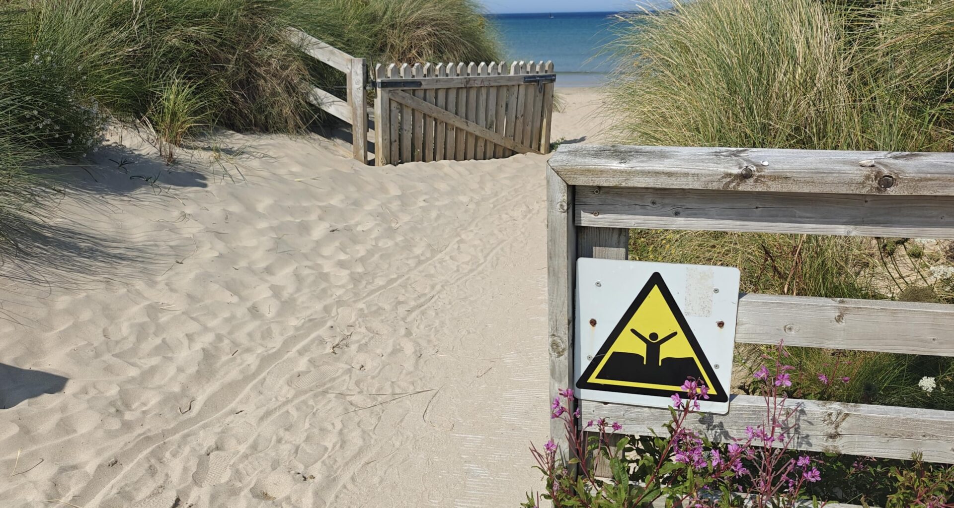 Is this a warning that there might be djs on the beach?
