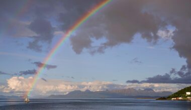 From Harstad overlooking the Vågsfjord
