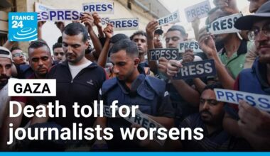 Israeli strike kills journalists in Gaza City, worsening the death toll for the media • FRANCE 24