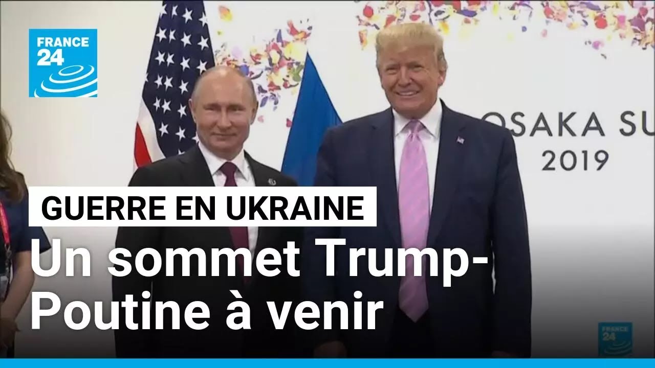 Trump et Poutine se rencontreront en Alaska le 15 août pour discuter de paix • FRANCE 24