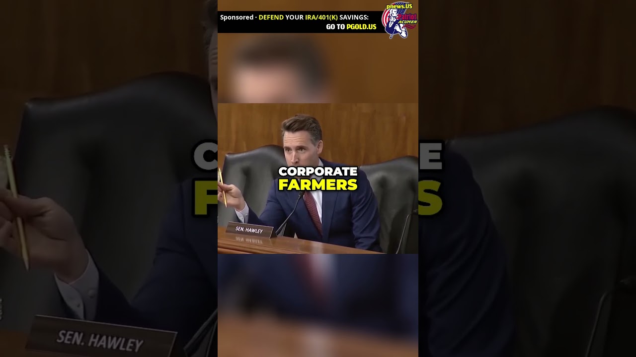 🔥Hawley HOT SHOTS · Congressional Hearings · Breaking News