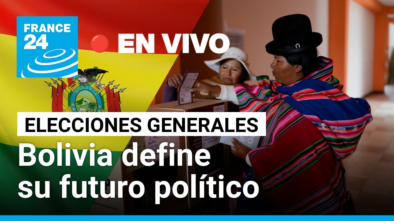 🇧🇴🗳️ En vivo | Sigue en France 24 el resultado y análisis de la jornada electoral en Bolivia