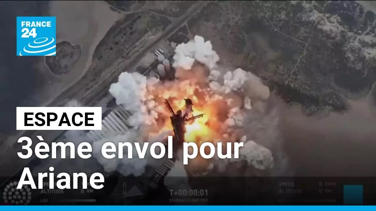 Ariane 6 : la fusée européenne a réussi son 3ème envol depuis la Guyane • FRANCE 24