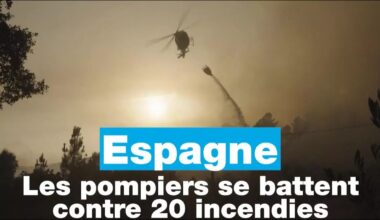 #Espagne : les pompiers se battent contre 20 incendies • FRANCE 24