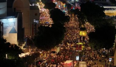 Tel Aviv's large protests are not enough to worry Netanyahu