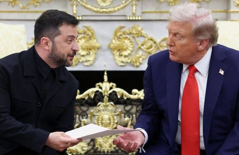 Zelenskyi antoi Trumpille kirjeen vaimoltaan.