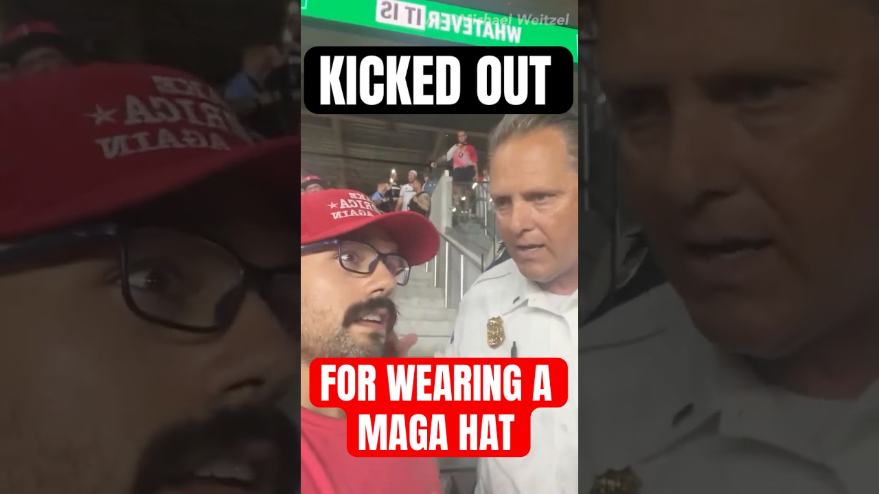 Kicked Out Of Soccer STADIUM Over MAGA Hat??
