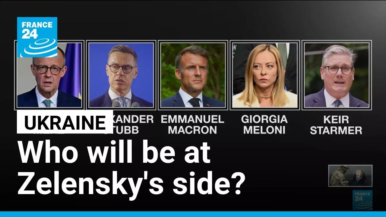 Who will be at Zelensky's side for decisive talks with Trump on Ukraine-Russia war? • FRANCE 24