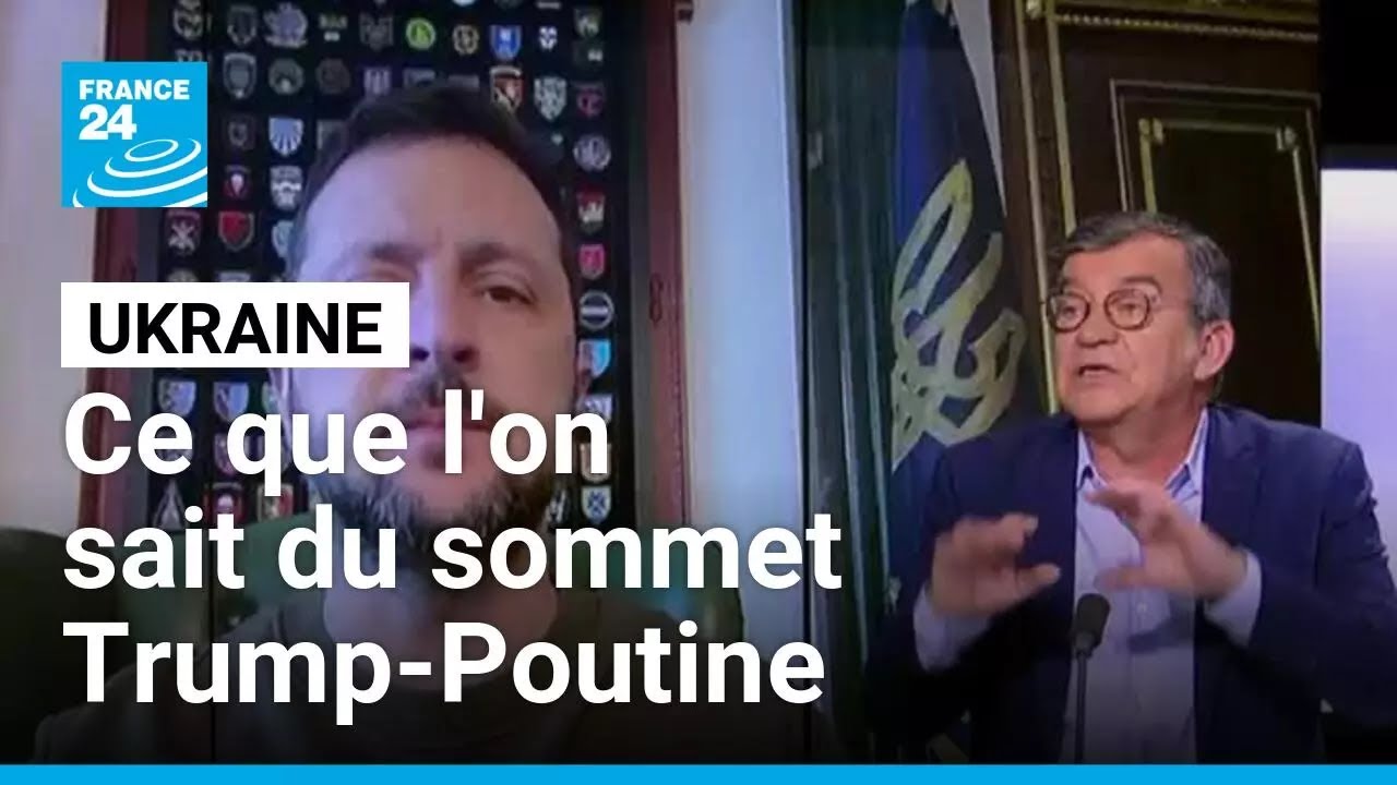Sommet Poutine-Trump : le président américain évoque des échanges de territoires ukrainiens