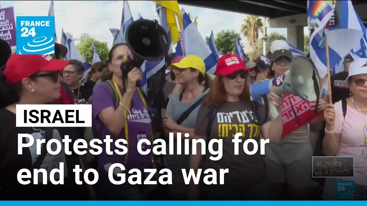 Nationwide protests over Gaza war, hostage deal sweep Israel • FRANCE 24 English