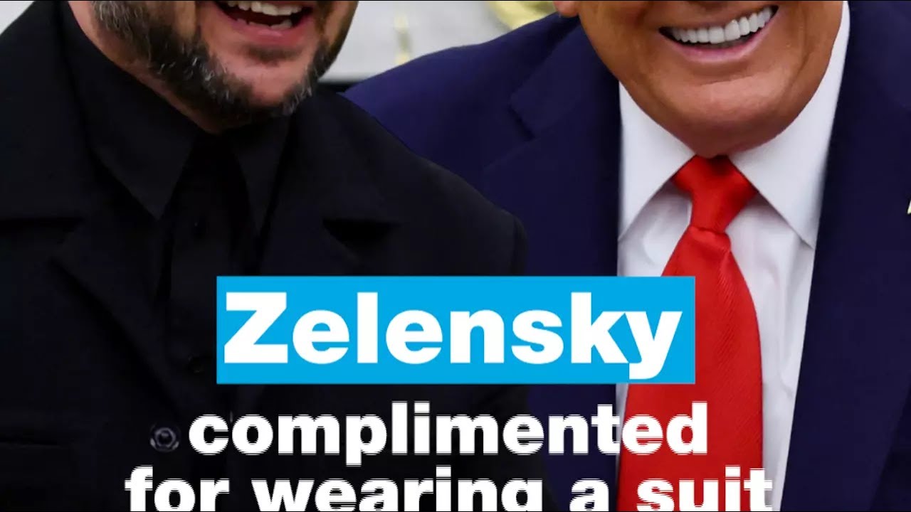 'Fabulous' Zelensky outfit wows Trump at Ukraine peace talks in Washington • FRANCE 24 English