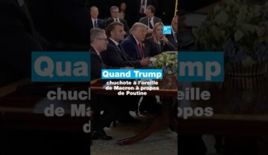 🗣️Quand #Trump chuchote à l’oreille de #Macron à propos de #Poutine • FRANCE 24