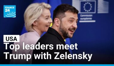 Zelensky brings Europe's top leaders with him to meet Trump on ending Russia's war • FRANCE 24