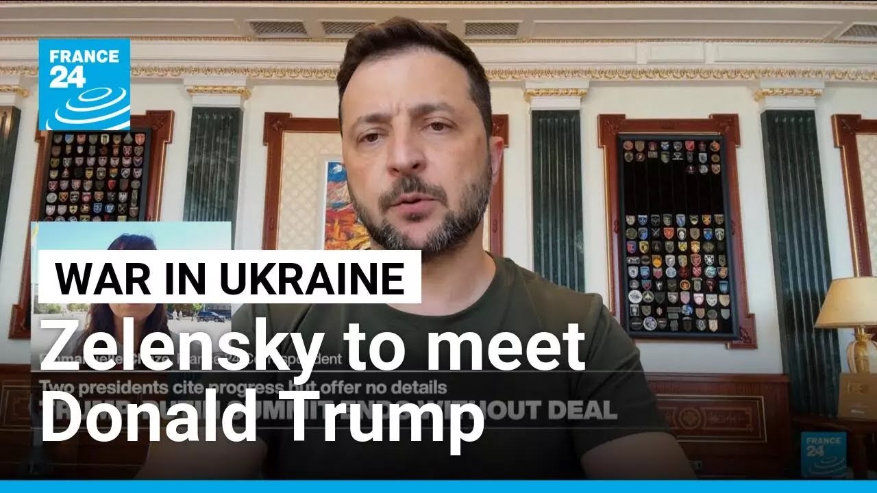 Zelensky says he will meet US president in Washington • FRANCE 24 English