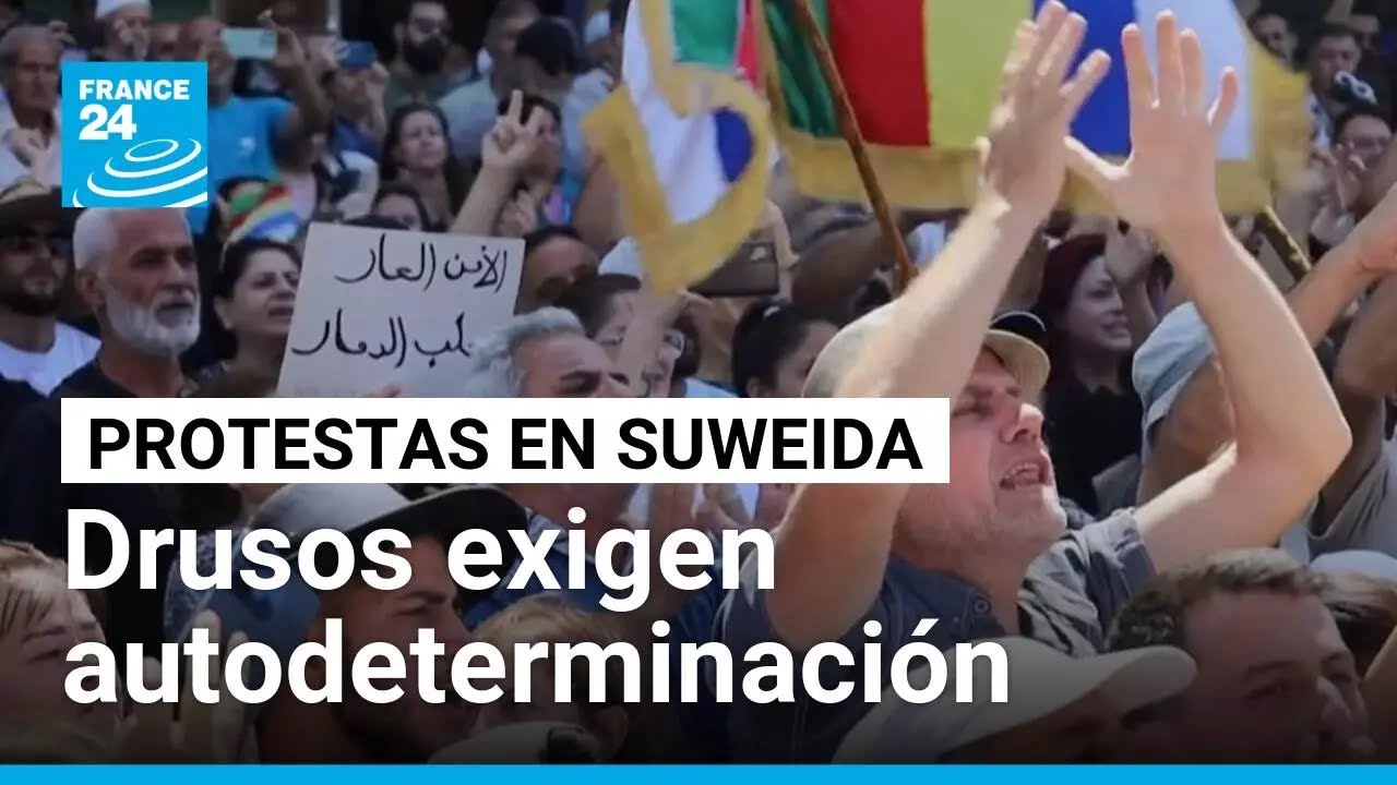 La comunidad drusa se levanta: manifestaciones por la autodeterminación sacuden el sur de Siria