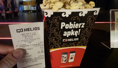 Pierwsze wyjście z synem do kina. I pierwszy zakup popcornu od dawien dawna.