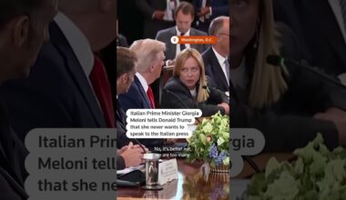 Meloni says she 'never' wants to speak with Italian press