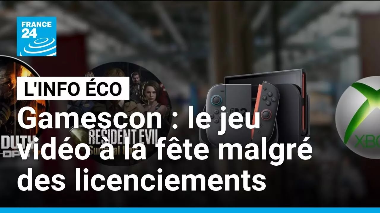 À la Gamescom 2025, le jeu vidéo s’affiche en fête malgré des licenciements massifs