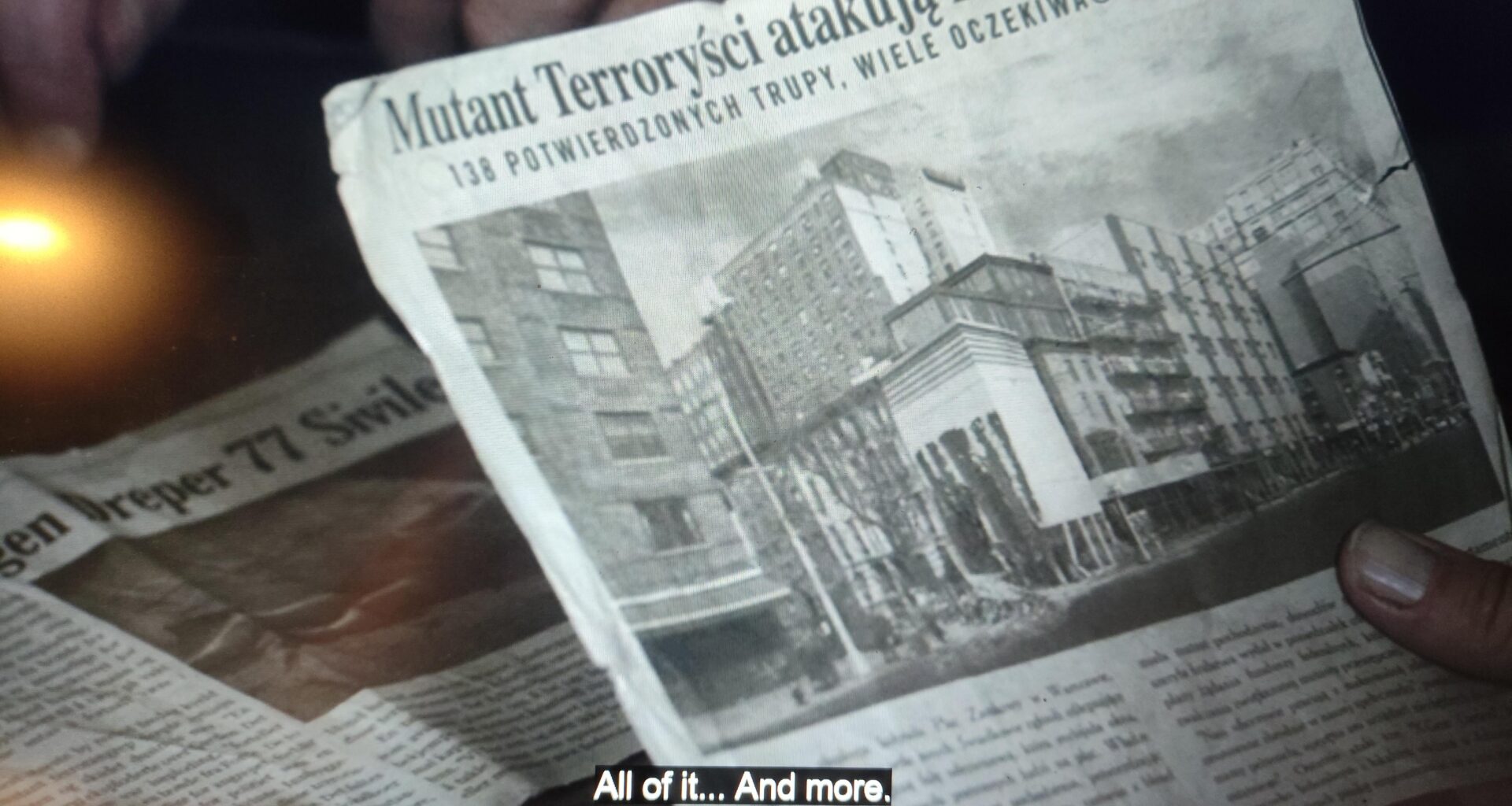 ,,Polska" gazeta w ,,The Gifted" na Disney+