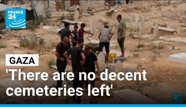 Burial spaces run out in Gaza: 'Sometimes people are forced to bury relatives on sidewalks'