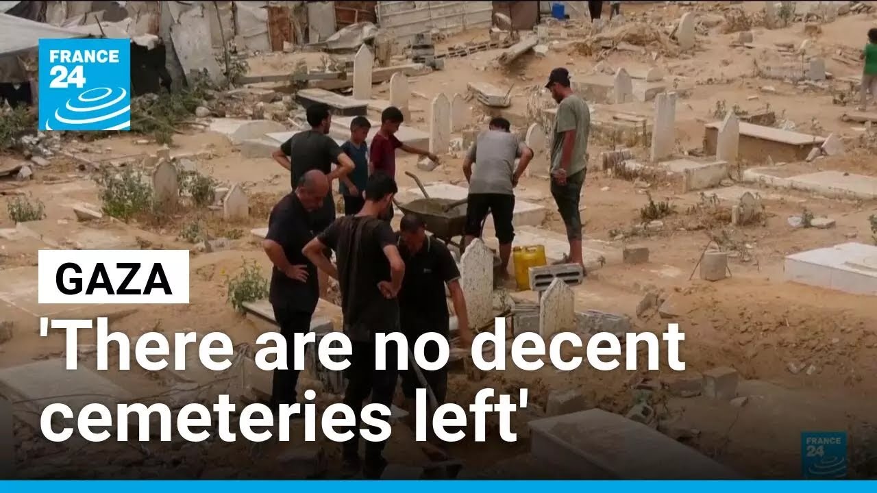 Burial spaces run out in Gaza: 'Sometimes people are forced to bury relatives on sidewalks'