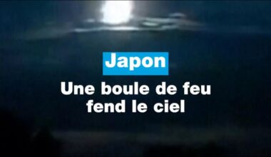 Japon : une boule de feu fend le ciel • FRANCE 24