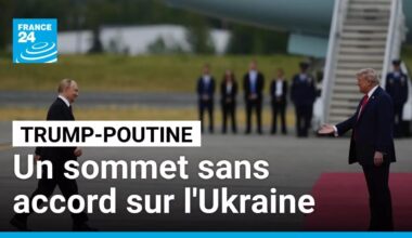 En Alaska, le sommet Trump-Poutine se conclut sans accord sur l'Ukraine • FRANCE 24