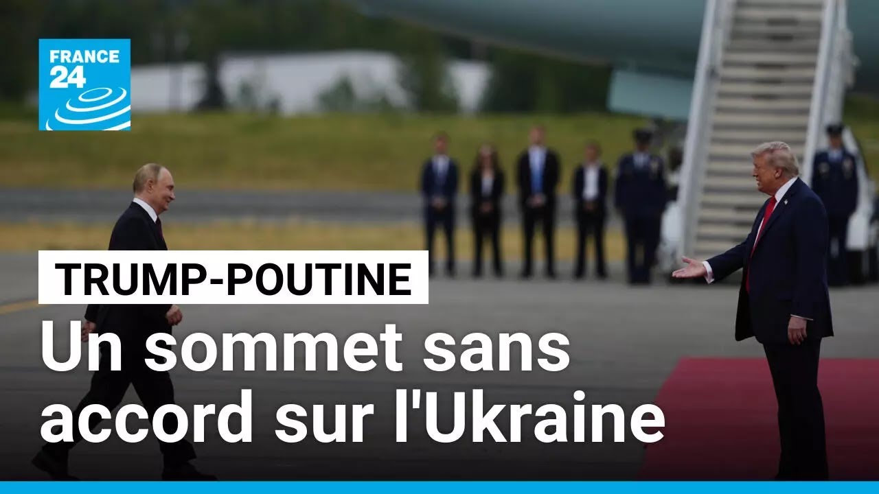 En Alaska, le sommet Trump-Poutine se conclut sans accord sur l'Ukraine • FRANCE 24