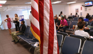 Citizenship applicants await interviews at USCIS