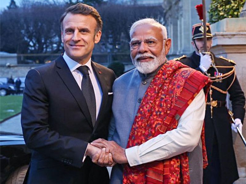 PM Modi speaks with Macron over conflicts in Ukraine, West Asia