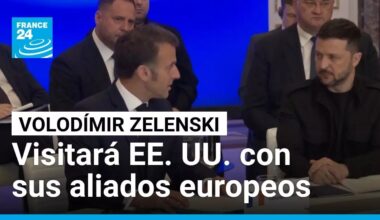 Líderes europeos acompañarán a Zelenski en su reunión con Trump
