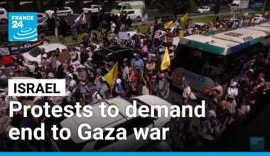 Israelis stage nationwide protests to demand end to Gaza war • FRANCE 24 English
