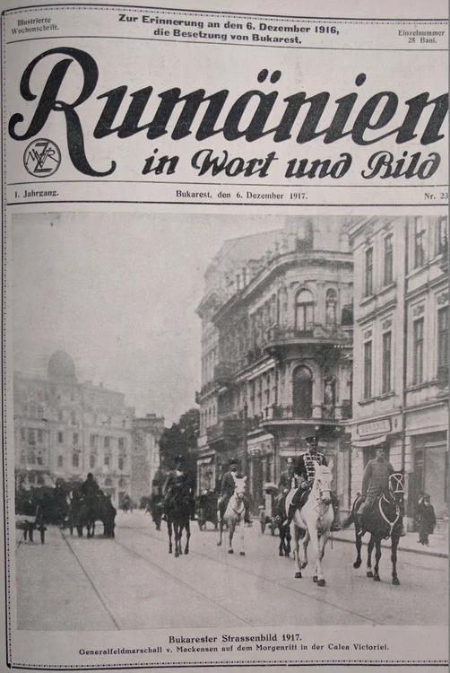 Mareșalul Mackensen intrând în București FOTO Adevărul