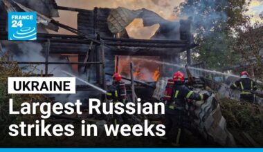 Ukraine: Largest Russian strikes in weeks as peace efforts drag on • FRANCE 24 English