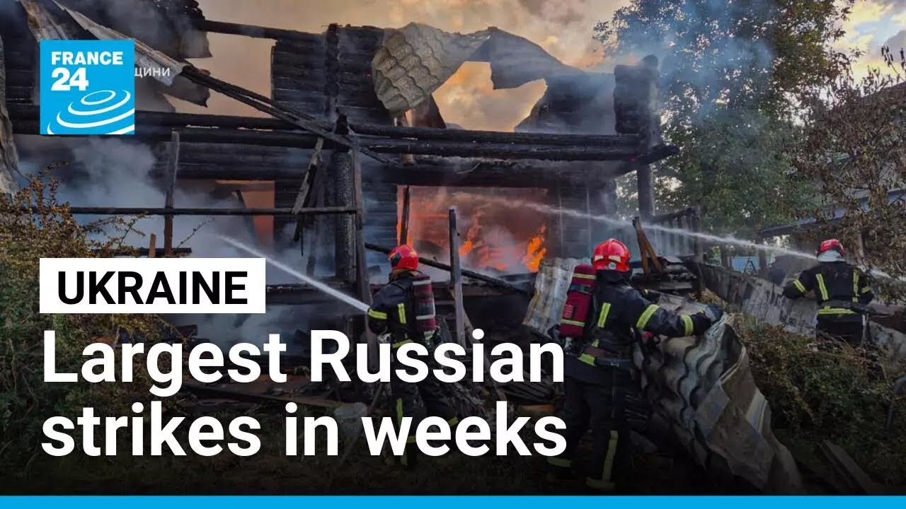 Ukraine: Largest Russian strikes in weeks as peace efforts drag on • FRANCE 24 English
