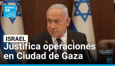 Netanyahu reitera intención de continuar su ofensiva y tomar control de Ciudad de Gaza