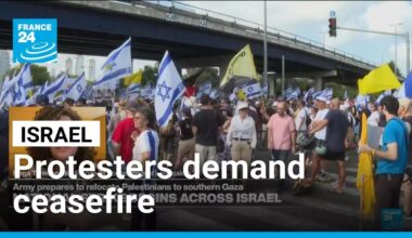 Protesters go on strike in Israel demanding ceasefire • FRANCE 24 English