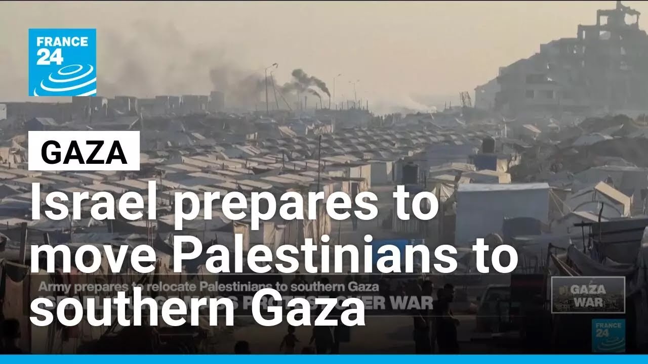 Israeli military prepares to move Palestinians to southern Gaza • FRANCE 24 English