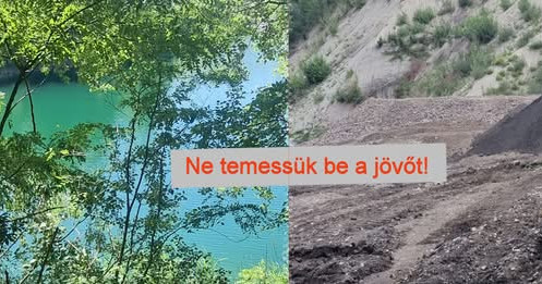 Petíciót indított az aHang a vértesi Cica-homok bánya kapcsán, hogy Magyarország ne legyen Európa hulladéklerakója