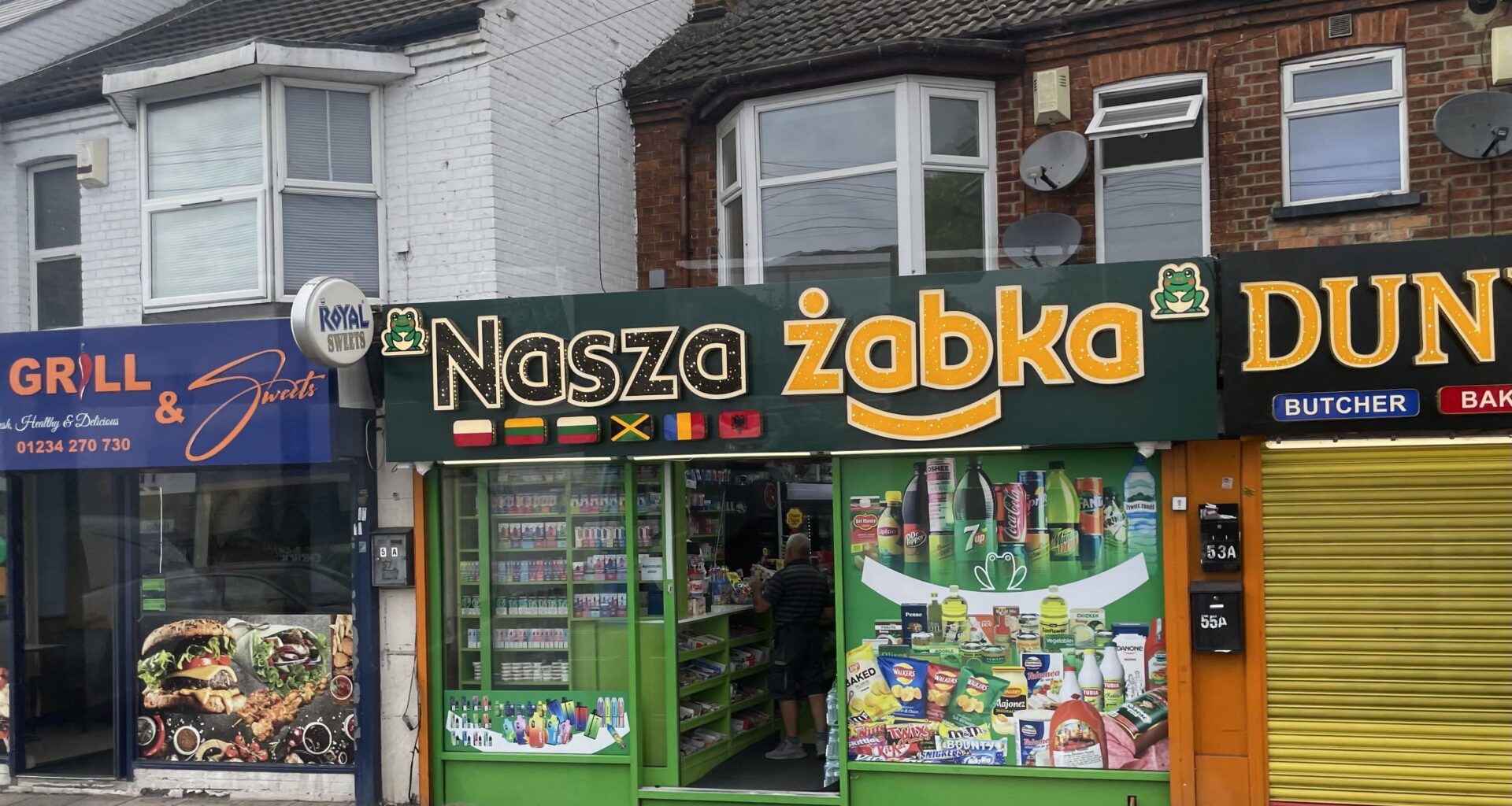 Spotted a Żabka in Bedford, UK