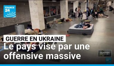 La Russie a attaqué l'Ukraine avec 614 drones et missiles pendant la nuit • FRANCE 24