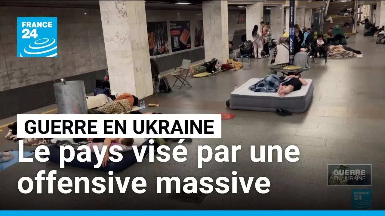 La Russie a attaqué l'Ukraine avec 614 drones et missiles pendant la nuit • FRANCE 24