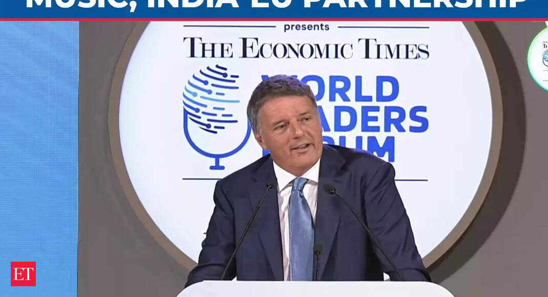 WLF 2025 | Former Italy PM Renzi on ‘melodi’ bond: ‘From melody to music, make the bond stronger’ - The Economic Times Video
